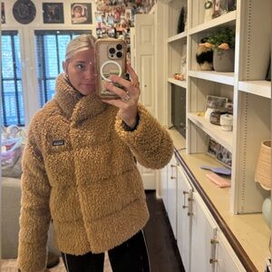 Patagonia Women's Cozy Brown Teddy Jacket